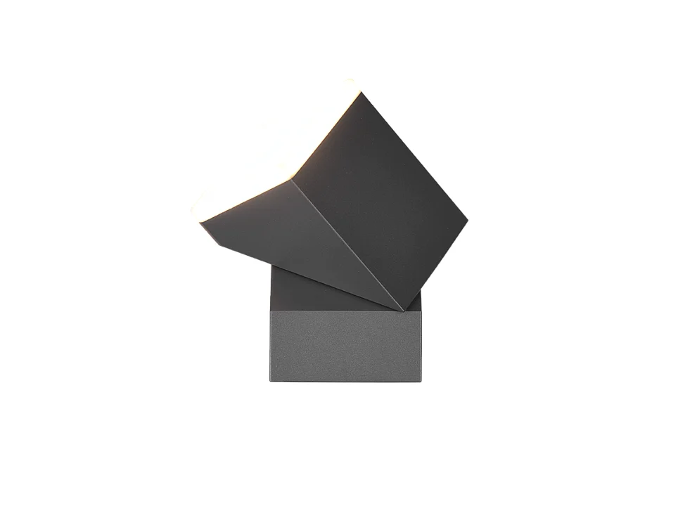 Wandlamp AVON - 0x0x16 cm - Antraciet