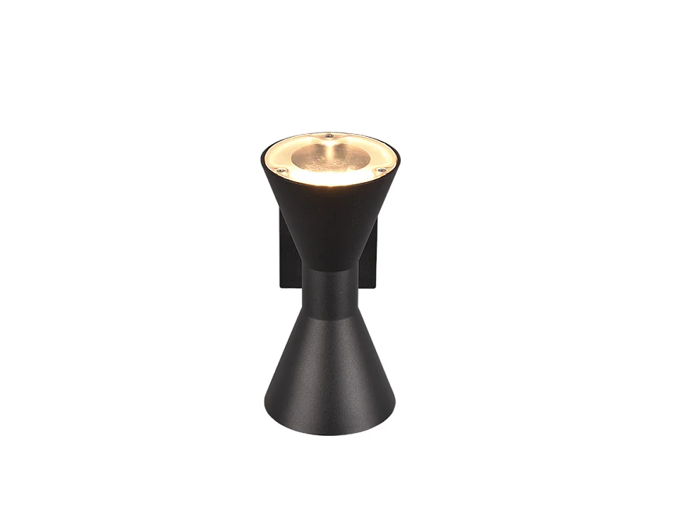 Wandlamp ARDAS - 0x0x20 cm - Zwart
