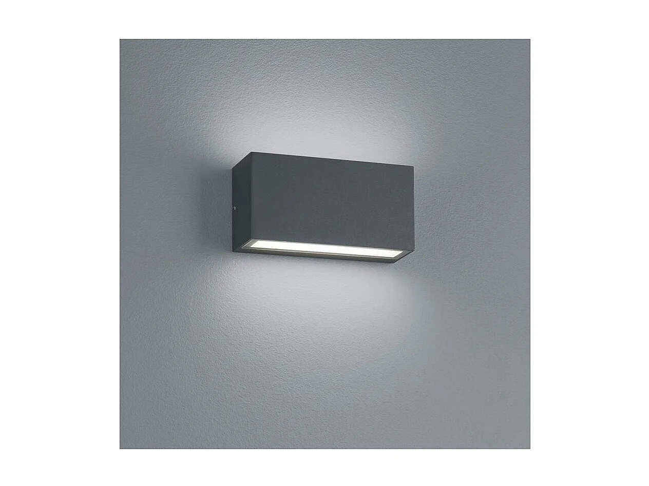 Applique extérieure étanche bi-directionnelle anthracite - Trio - Trent