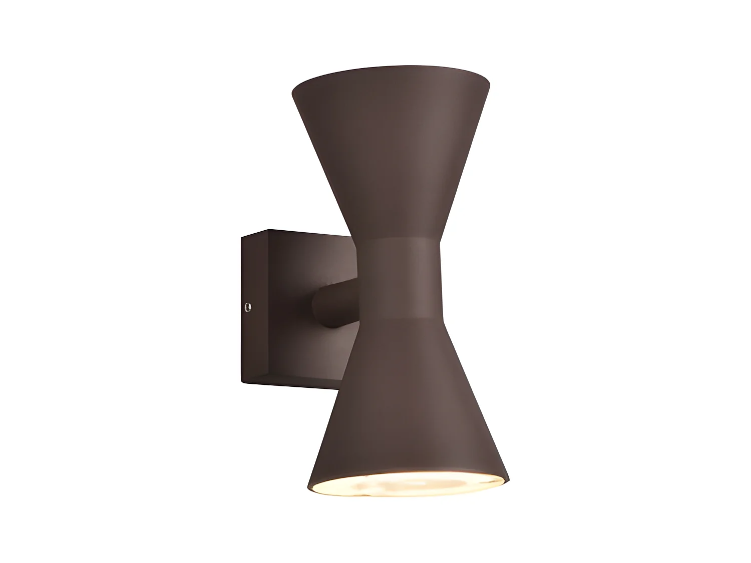 Applique murale Led extérieure bi-directionnelle rouille - Trio - Ardas