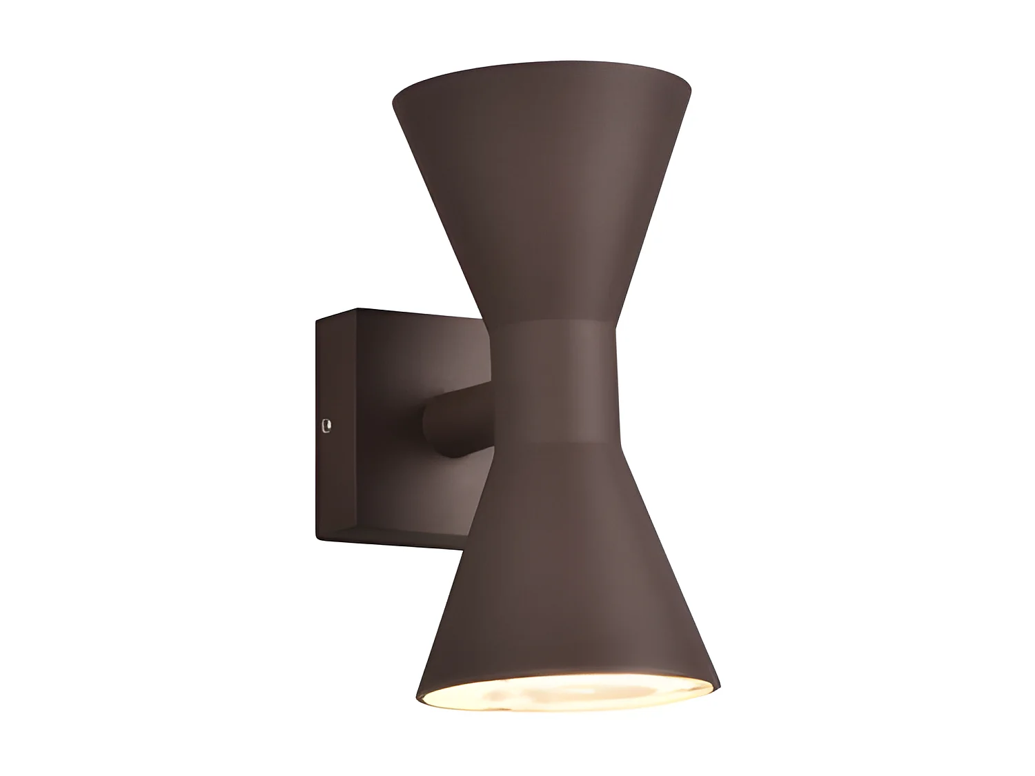 Applique murale Led extérieure bi-directionnelle rouille - Trio - Ardas