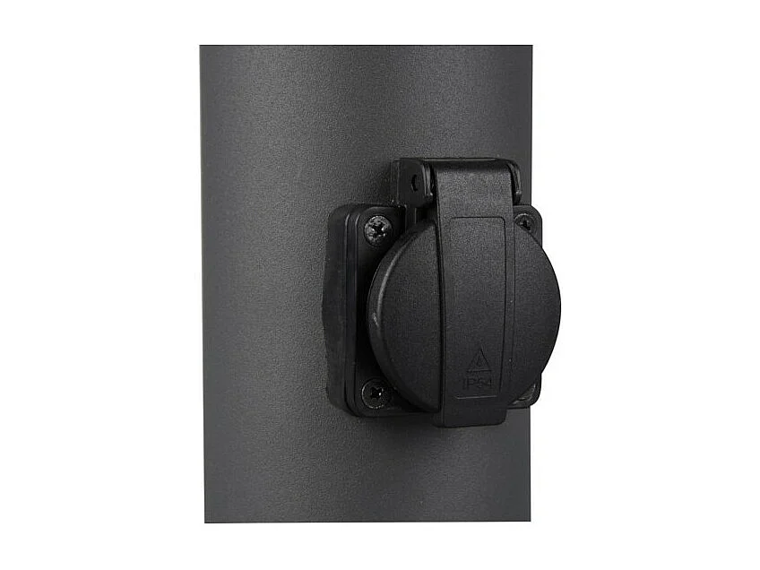 Borne extérieure 80 cm anthracite avec 2 prises - Trio - Hoosic