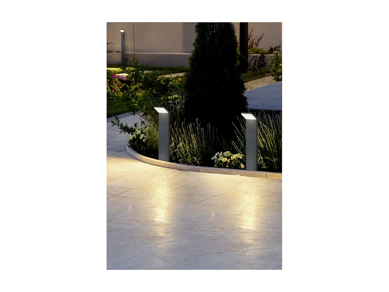 Borne Led extérieure IP54 8W - Trio - Pearl