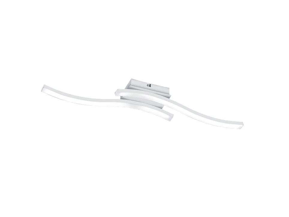 Plafonnier Led intégrée 2x600 Lumens blanc mat - Trio - Route II