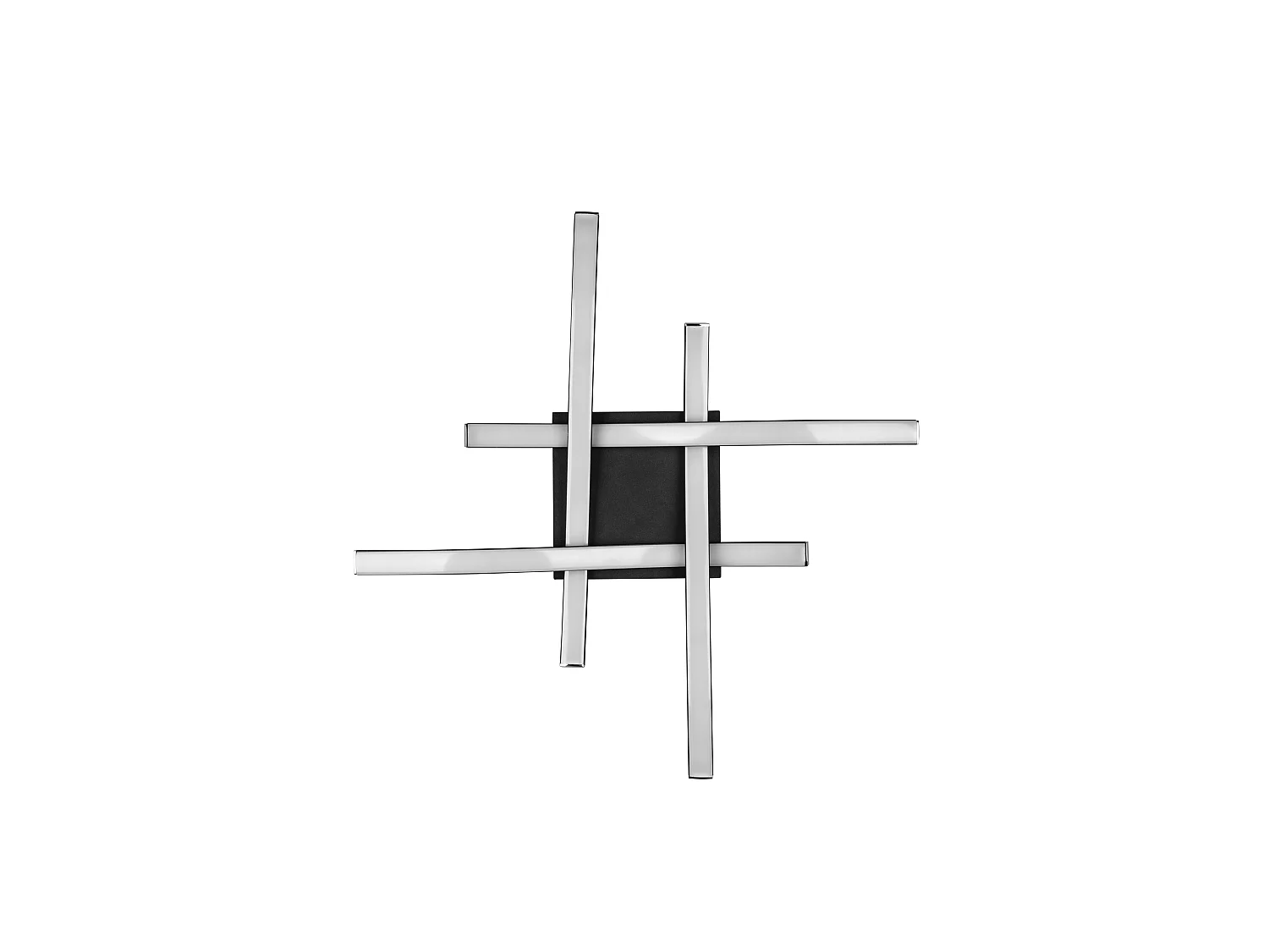 Plafondlamp ROUTE - 0x0x7 cm - Zwart