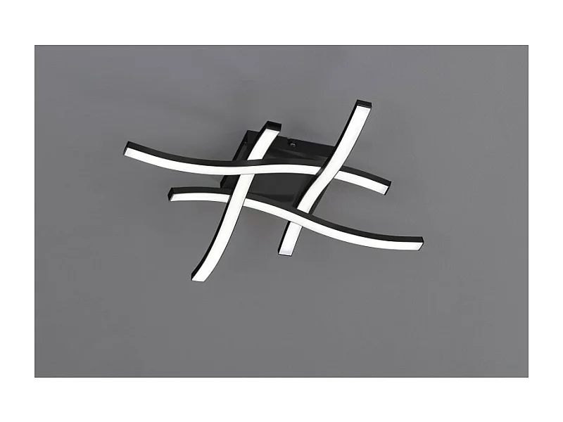 Plafonnier Led intégrée 4 sources lumineuses - Trio - Route IV