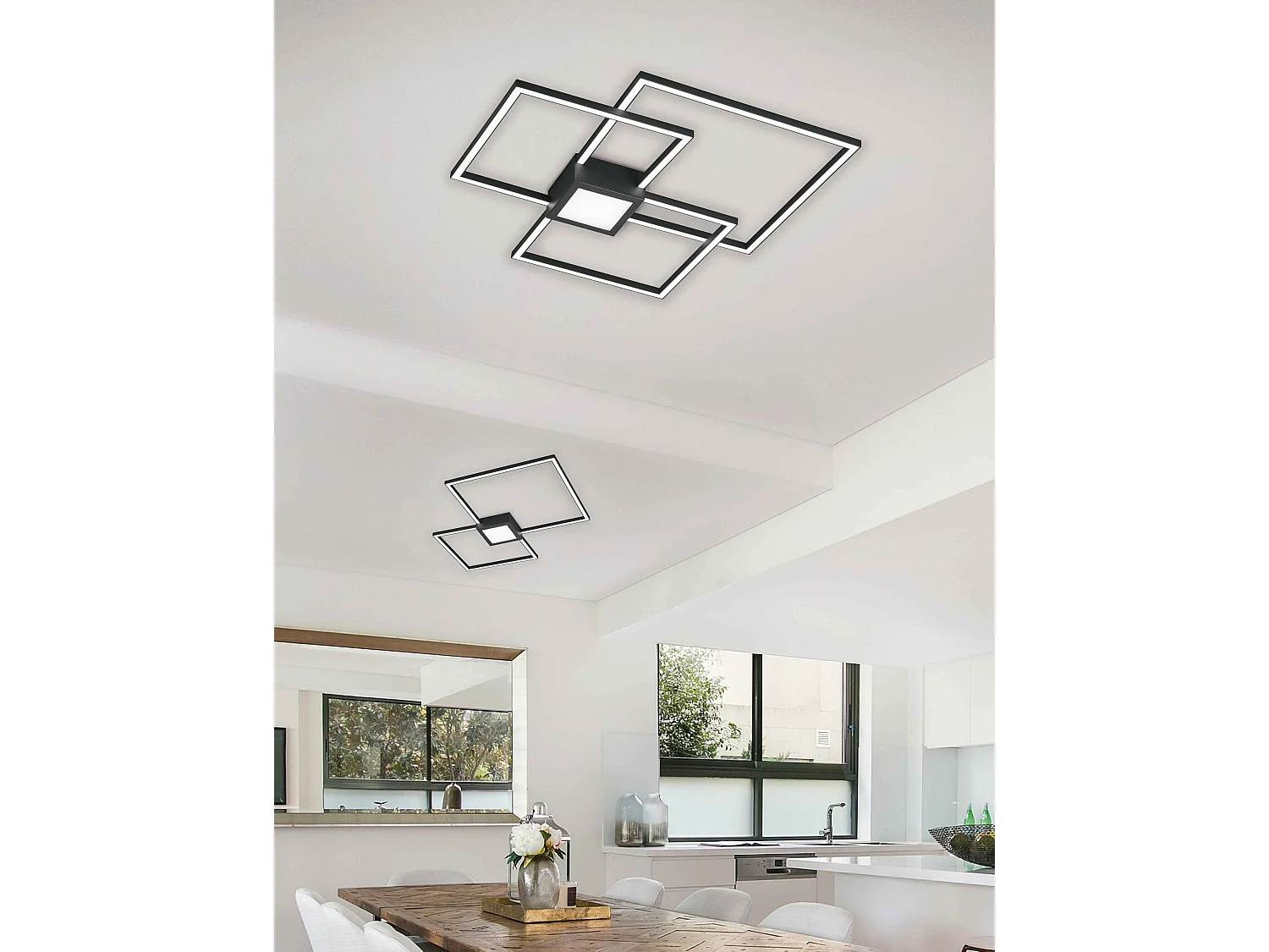 Plafonnier Led intégrée luminosité variable - Trio - Hydra