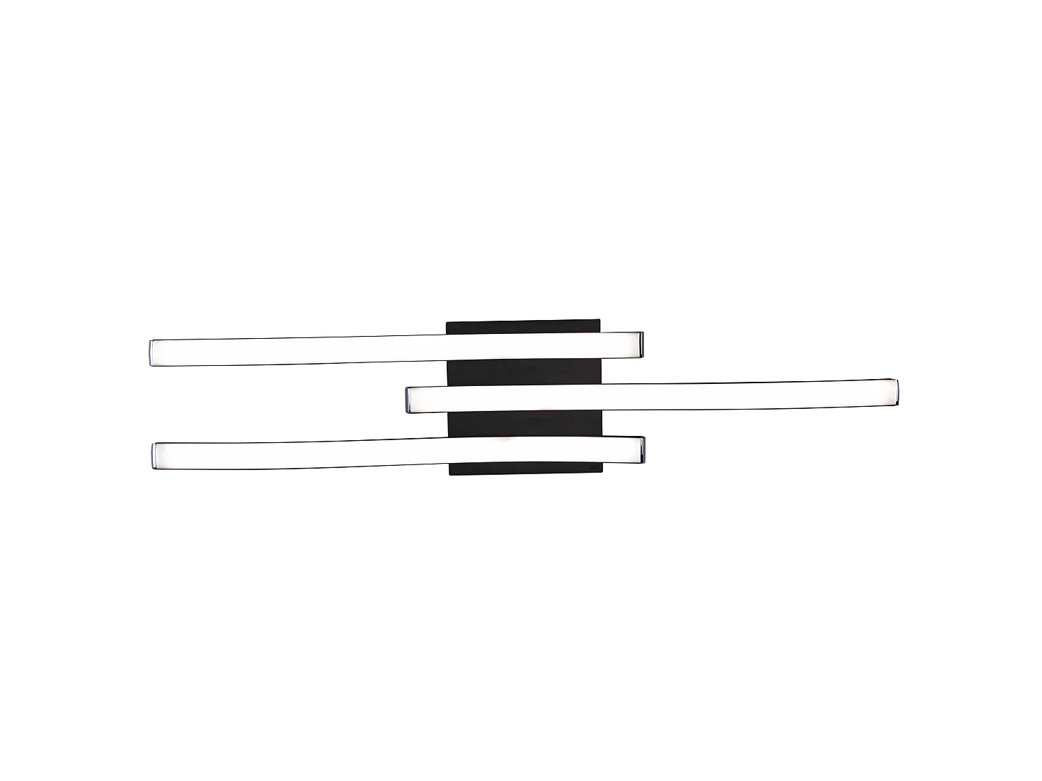 Plafondlamp ROUTE - 0x0x7 cm - Zwart