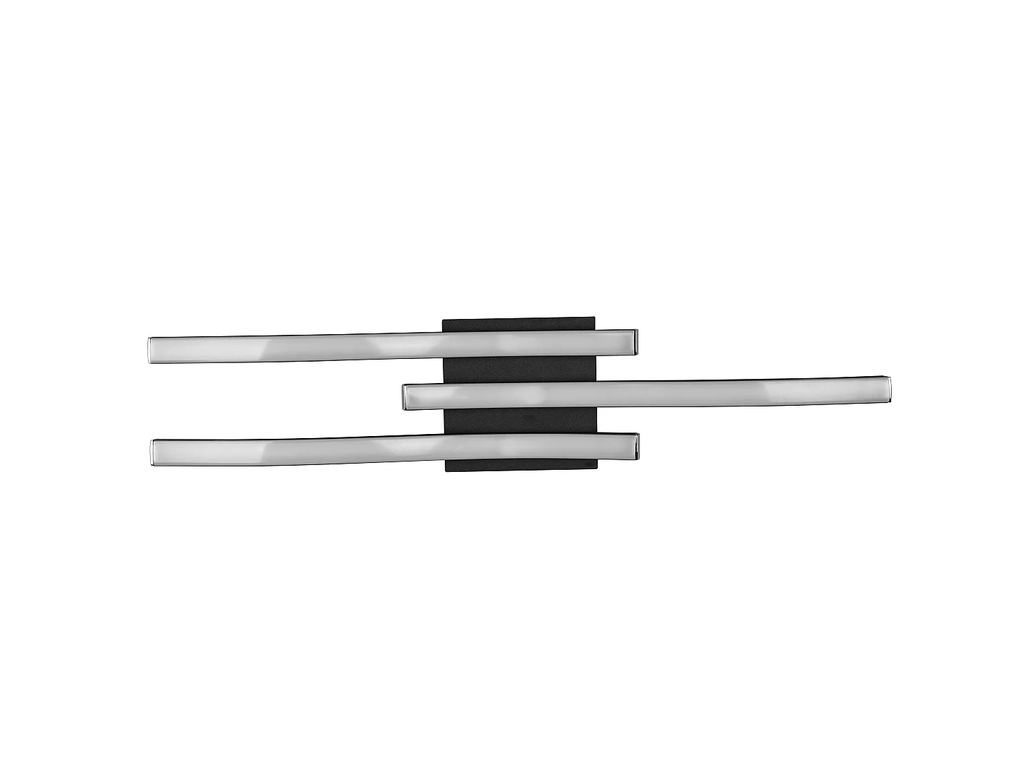 Plafondlamp ROUTE - 0x0x7 cm - Zwart