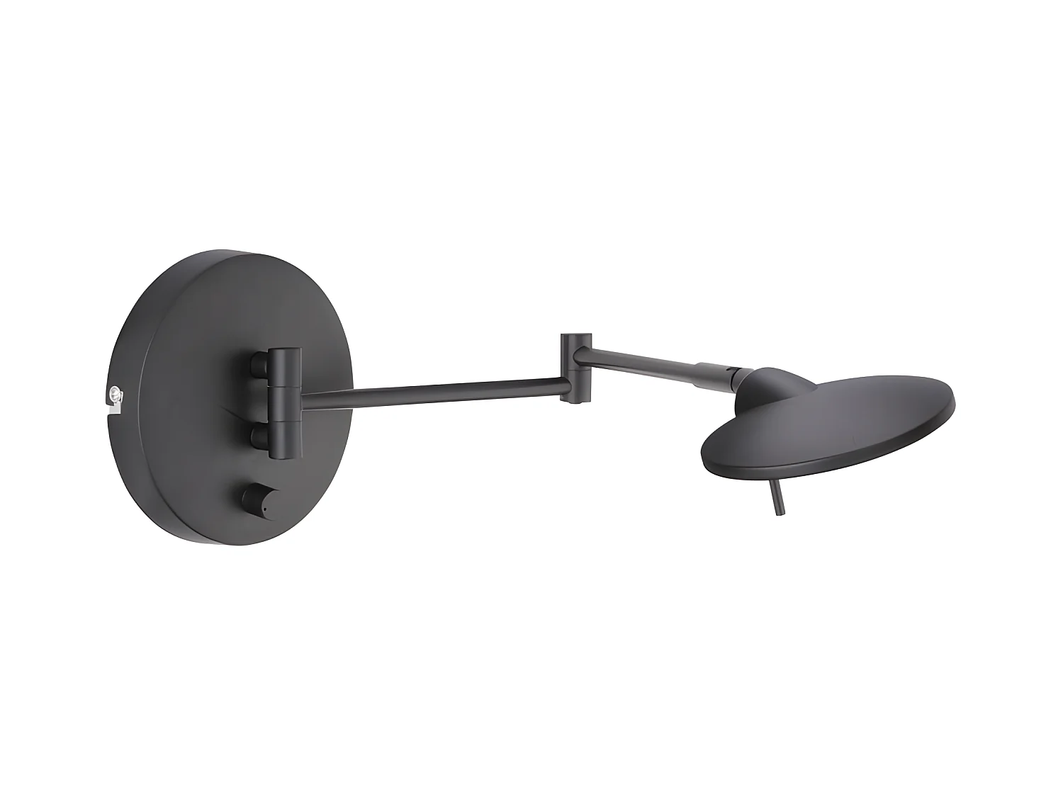 Applique Led métal noire mat intensité lumineuse variable - Trio - Kazan