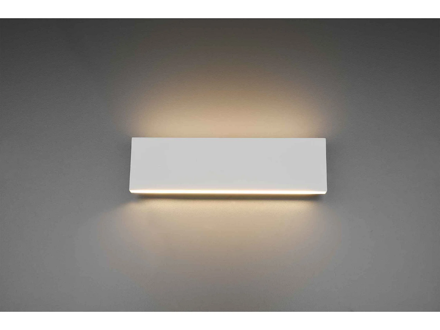 Applique Led murale intérieure blanche 6W 2x600 lumens - Trio - Concha B