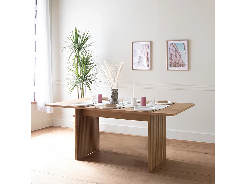 Table en bois style scandinave 180cm ALMA