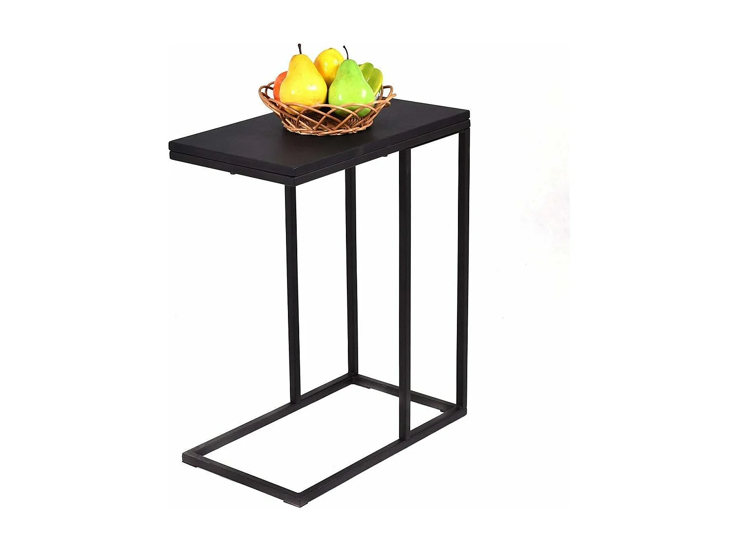 Table Basse de Salon Table d’Appoint Creux Noir pour Salle à Manger