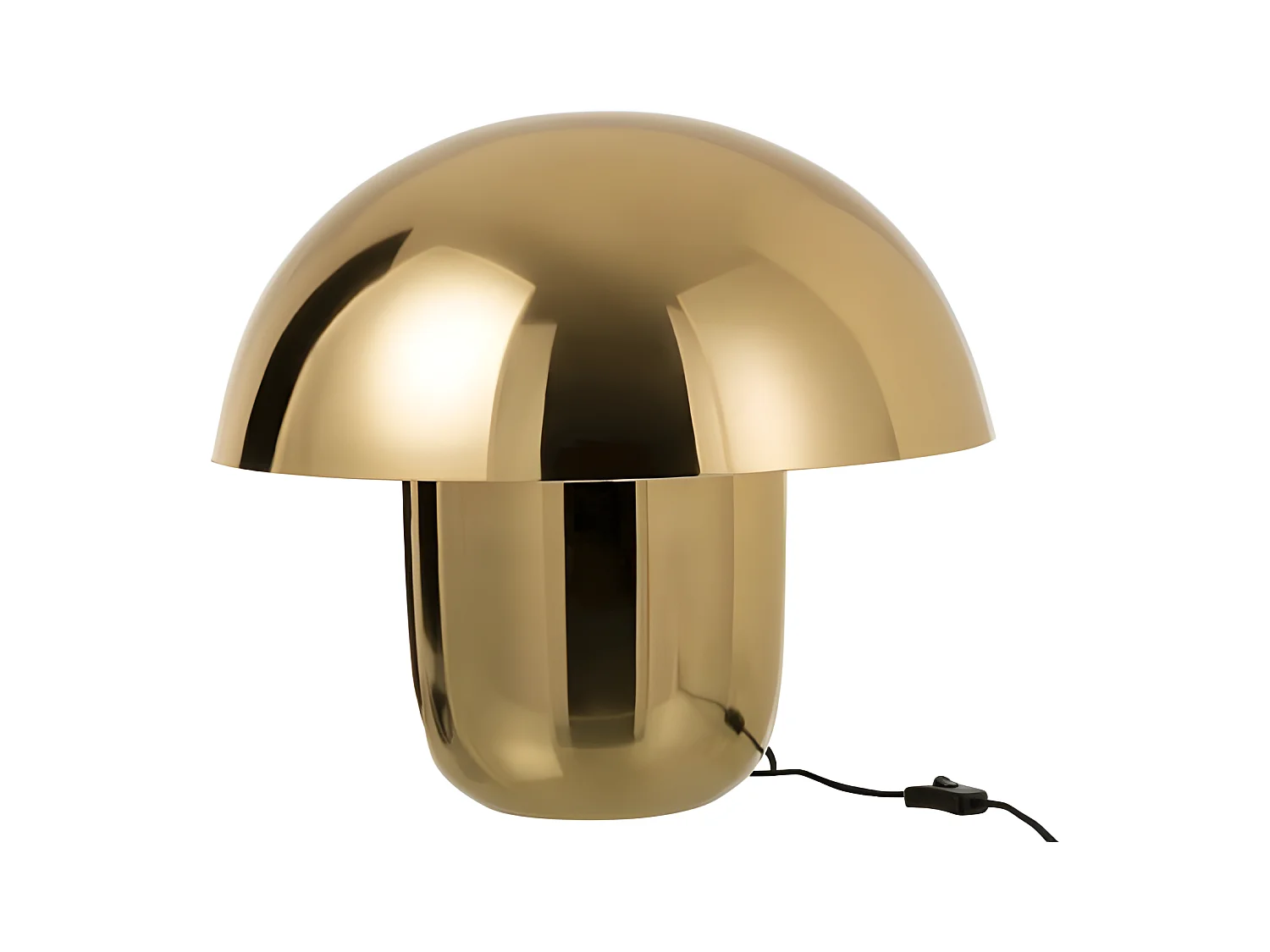 Lampe à Poser Design "Champignon" 50cm Or