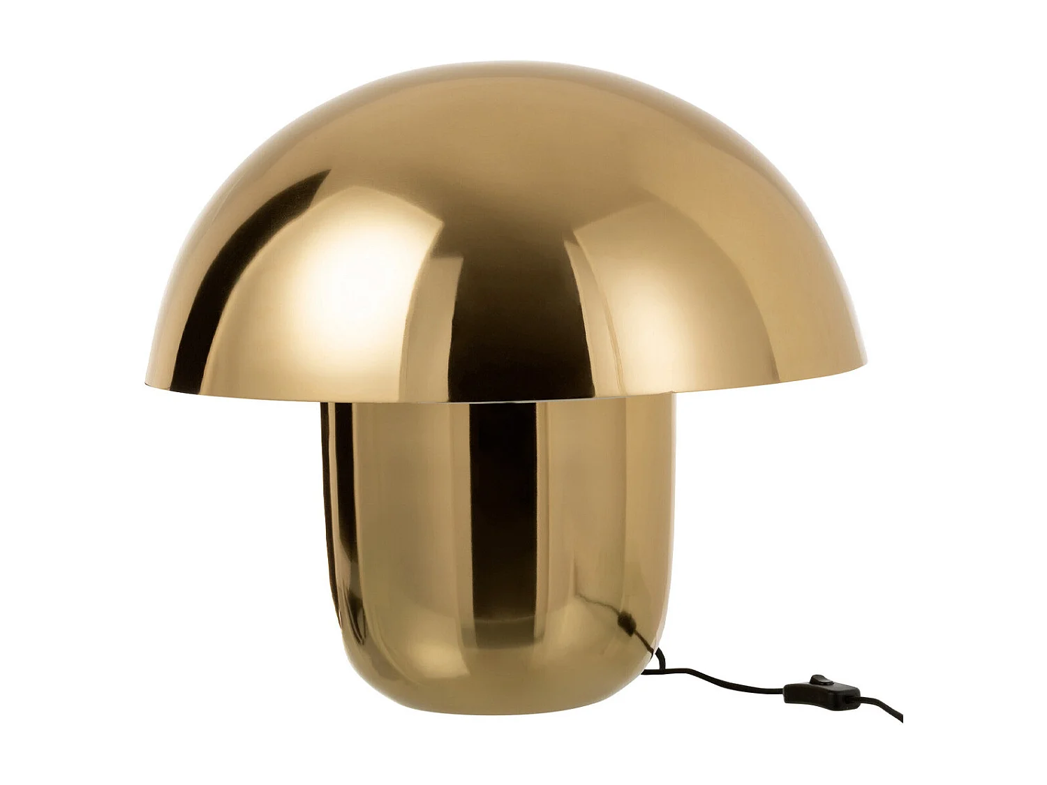 Lampe à Poser Design "Champignon" 50cm Or