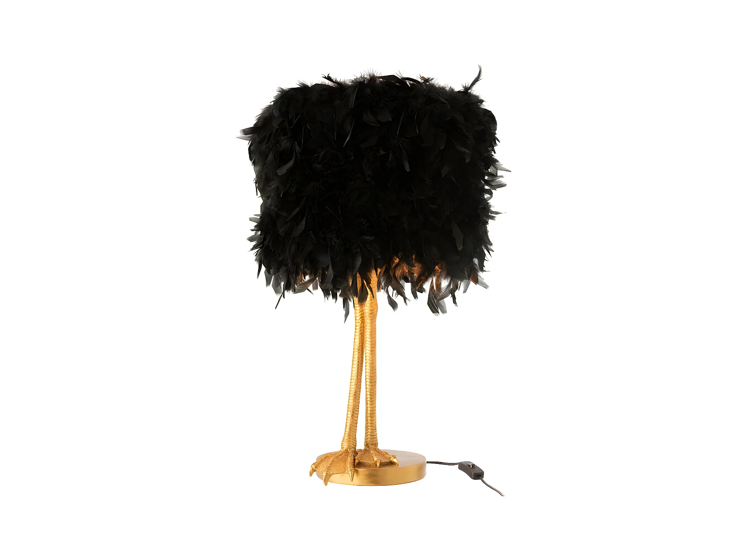 Lampe à Poser Design "Pattes" 72cm Or