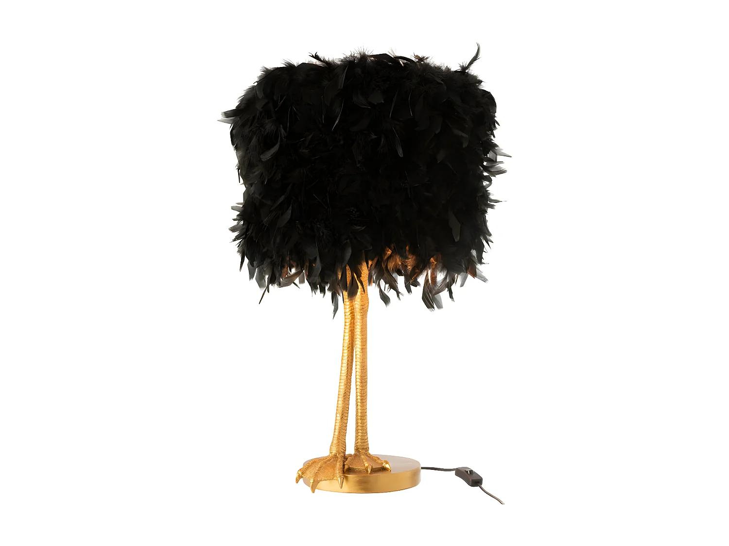 Lampe à Poser Design "Pattes" 72cm Or