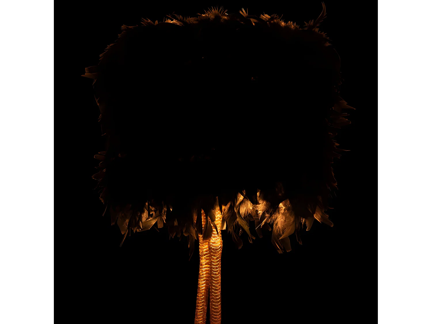 Lampe à Poser Design "Pattes" 72cm Or