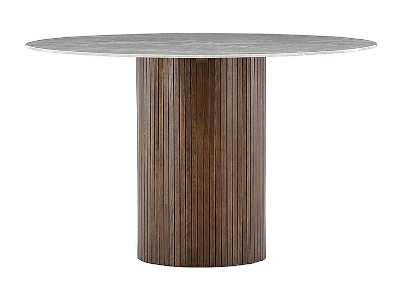 Härön eetkamertafel Ø120 cm mocca.
