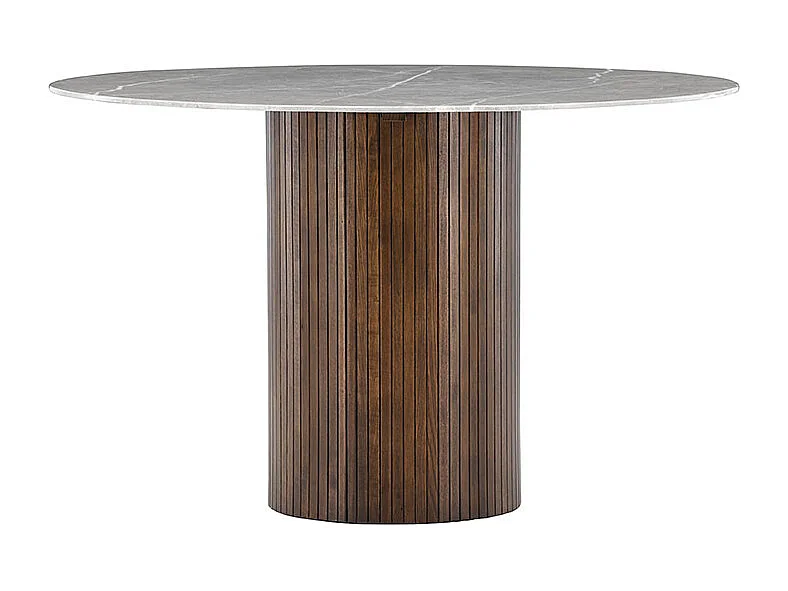 Härön eetkamertafel Ø120 cm mocca.