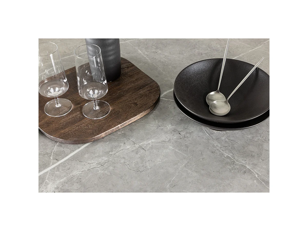 Härön eetkamertafel Ø120 cm mocca.