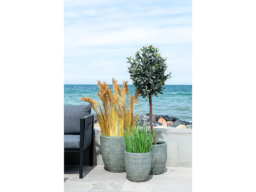 Oliventræ plante artificielle H150 cm verte.