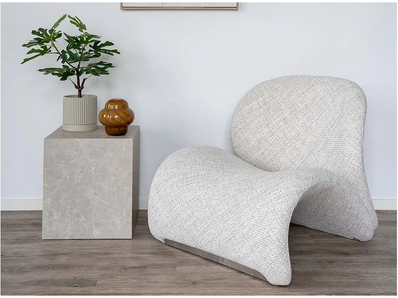 Fauteuil design SOFIA – Élégance intemporelle-Beige clair