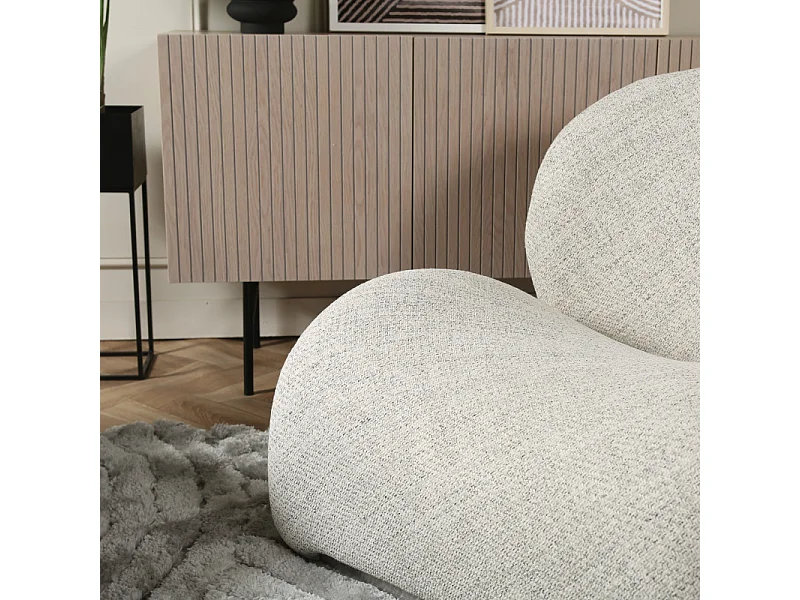 Fauteuil design SOFIA – Élégance intemporelle-Beige clair