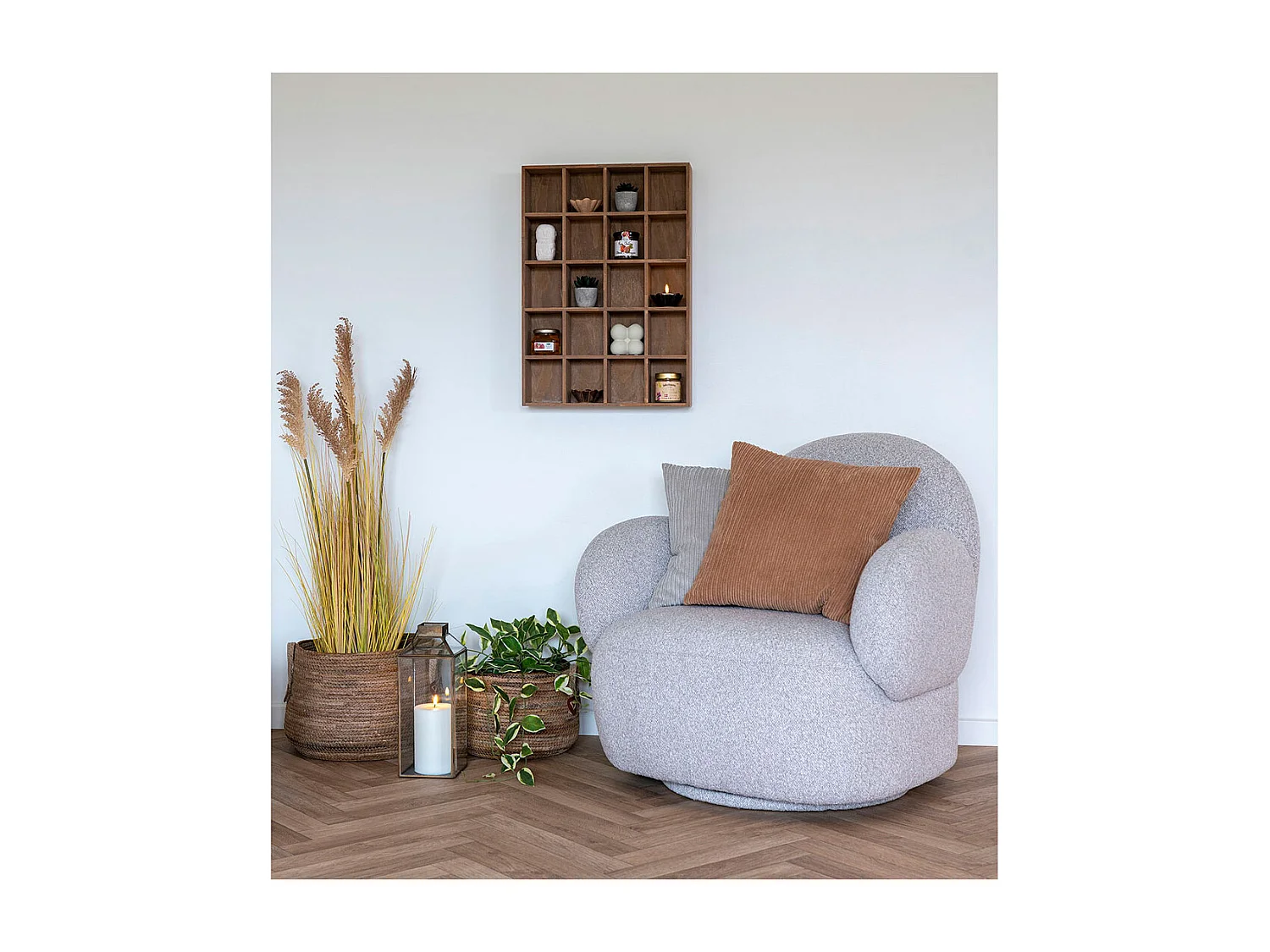 Messina fauteuil fonction pivotante gris clair.