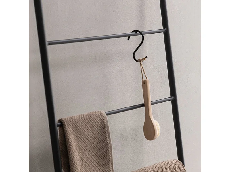 Porte-Serviettes Échelle "Drammen" 160cm Noir