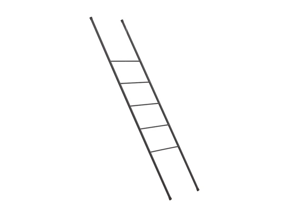 Drammen kapstok stalen ladderhanddoekhouder zwart.