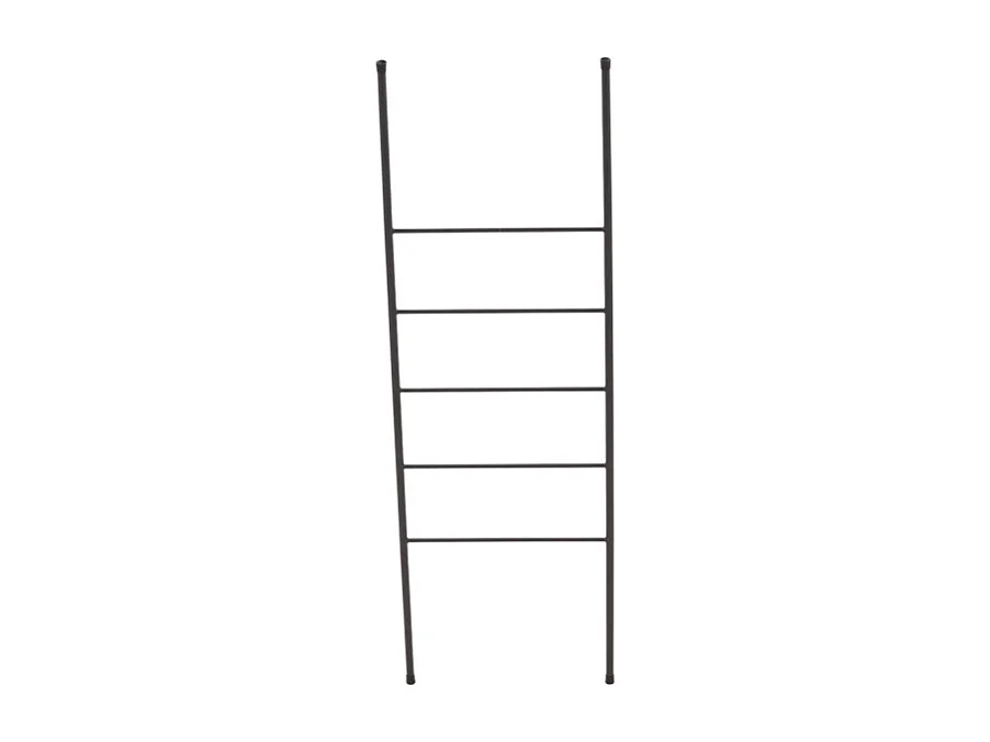 Drammen kapstok stalen ladderhanddoekhouder zwart.