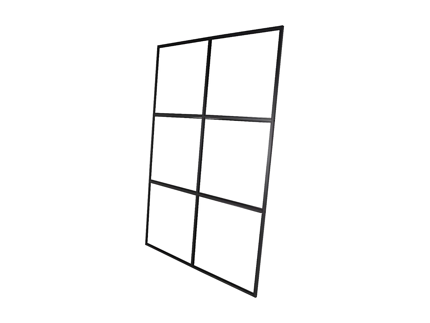 Cloison de Séparation "Leif" 150x210cm Noir