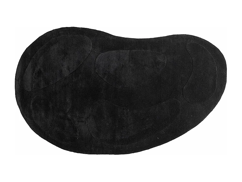 Enard vloerkleed 290x175cm zwart.