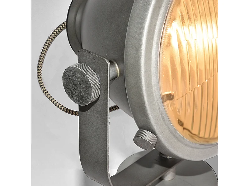 Lampe de table Tuk-Tuk - Gris - Métal