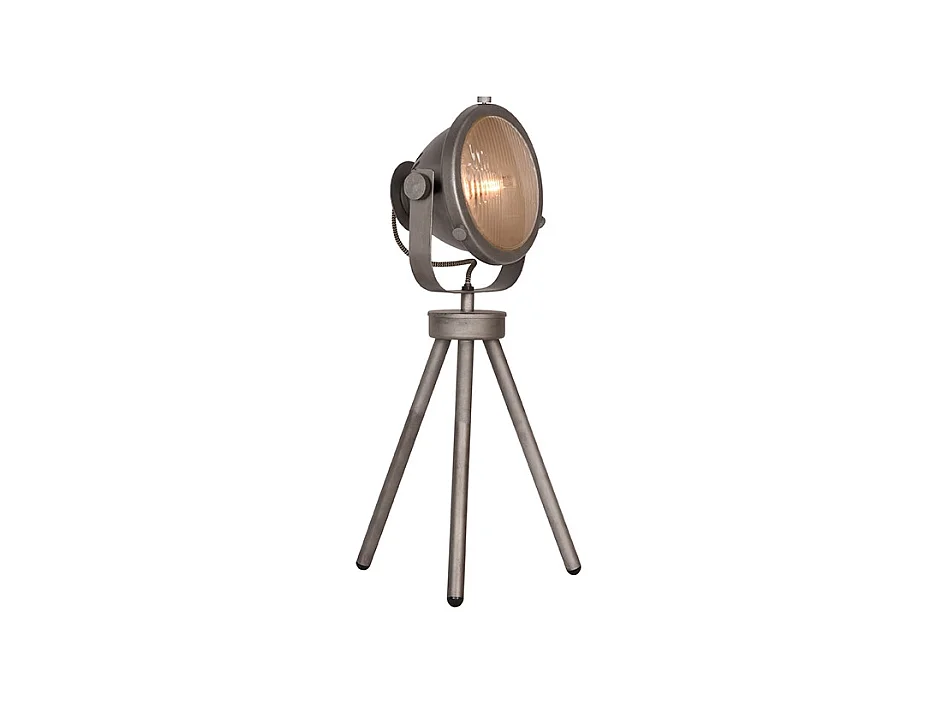 Lampe de table Tuk-Tuk - Gris - Métal