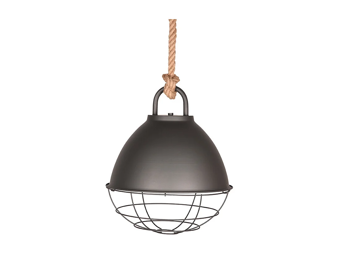 Lámpara colgante Basket - Acero quemado - Metal - M