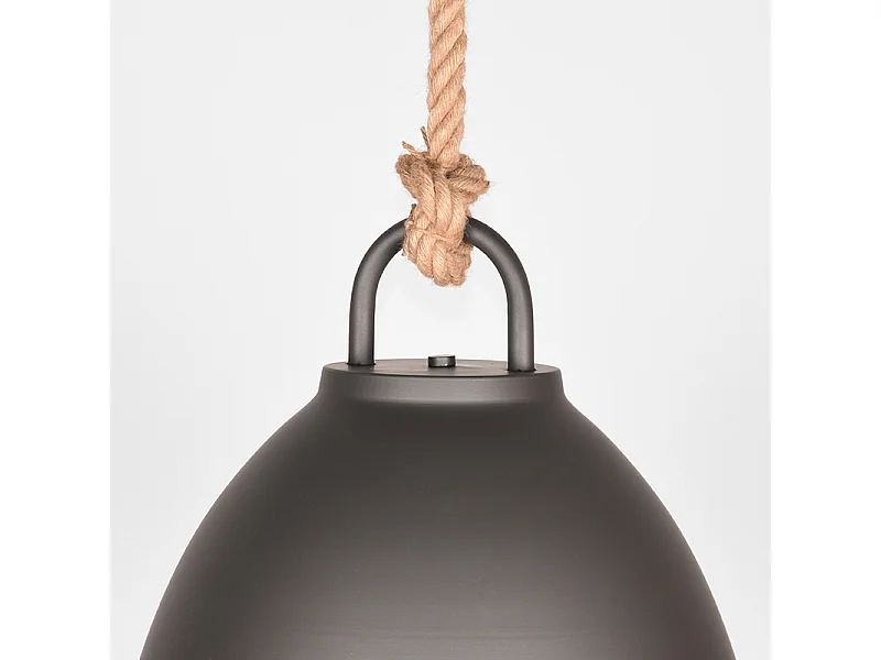 Lámpara colgante Basket - Acero quemado - Metal - M