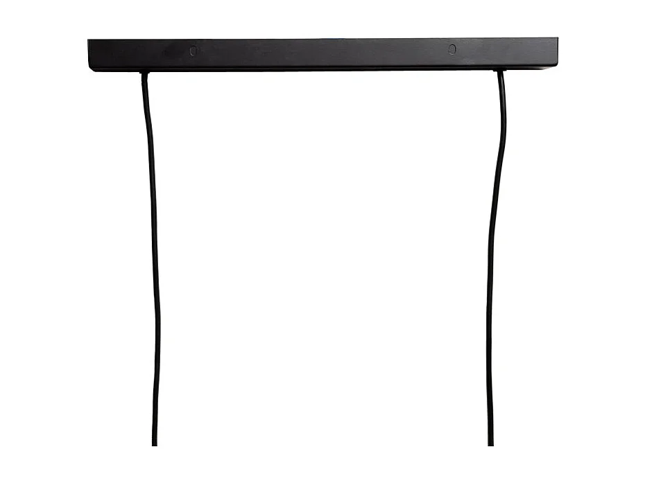 Suspension Design 3 Lampes "Stoten" 112cm Noir