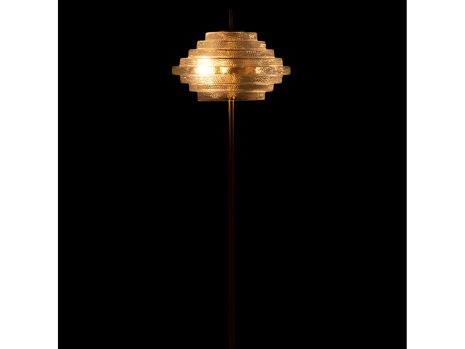 Lampadaire Design "Merla" 154cm Transparent