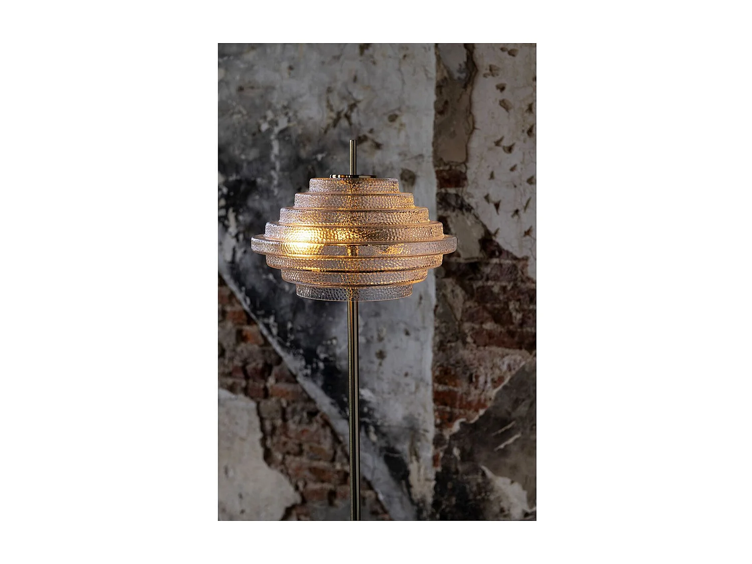 Lampadaire Design "Merla" 154cm Transparent