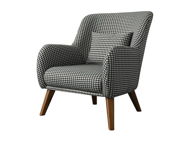 Fauteuil ATLAS noir et blanc