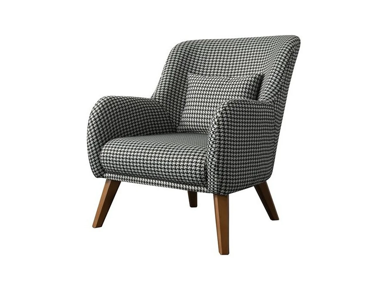 Fauteuil ATLAS noir et blanc