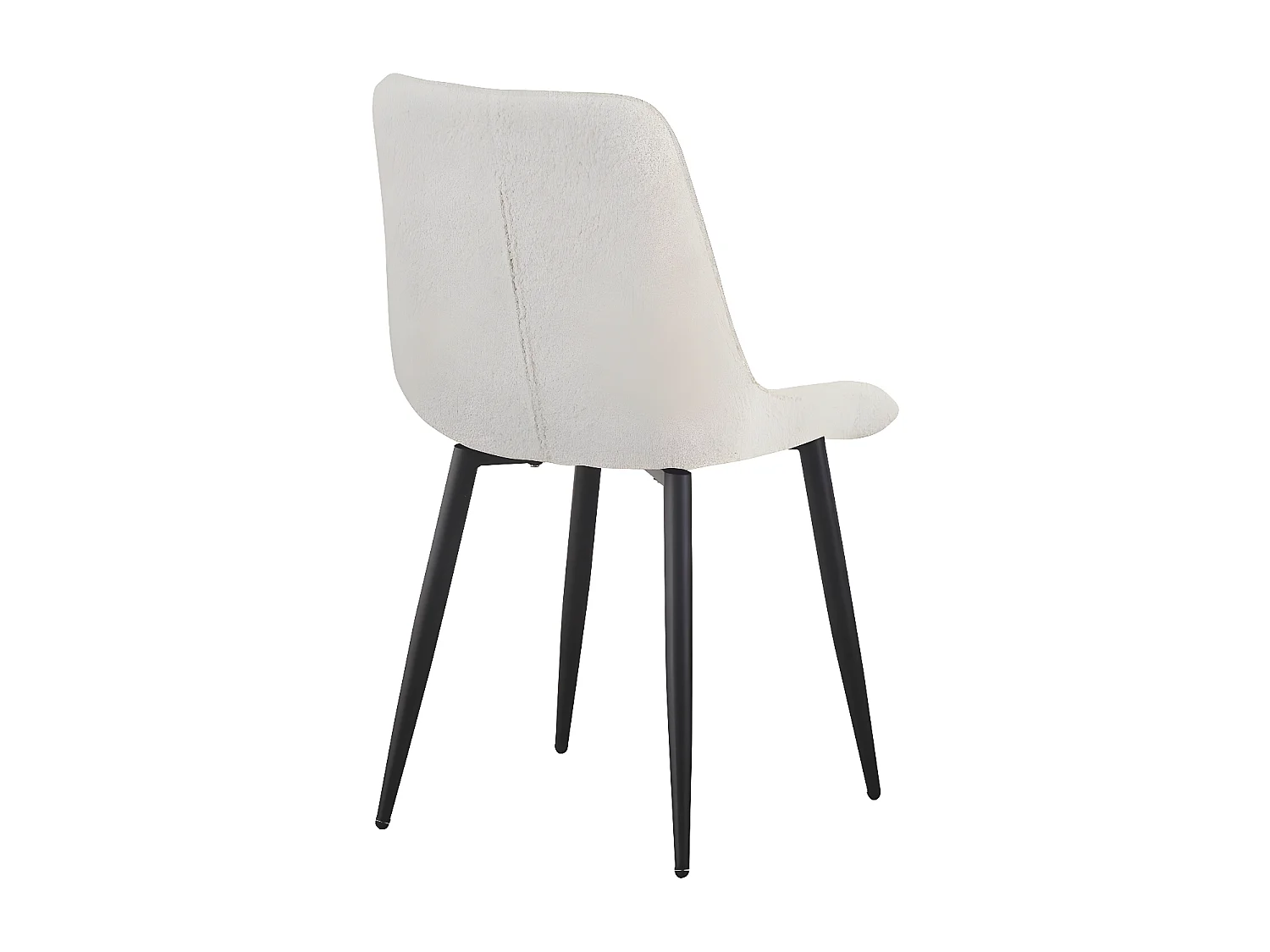 Lot de 2 chaises bouclette "Victoria" - Beige