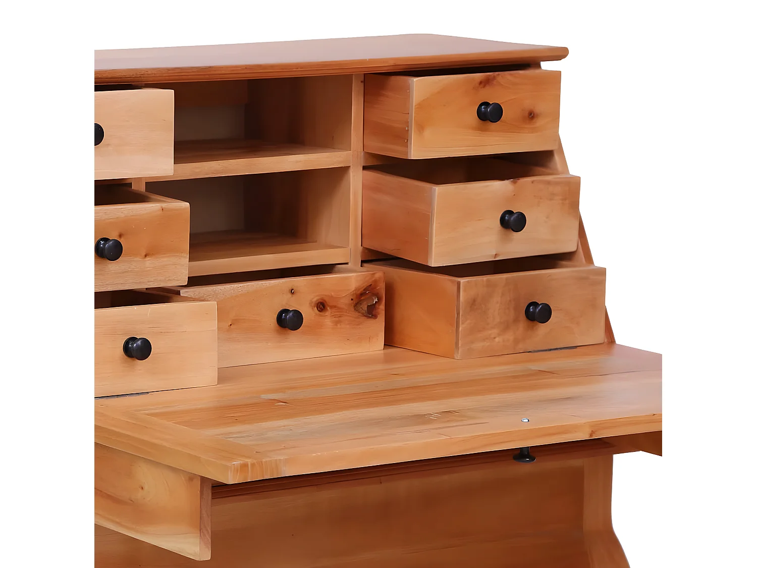 Bureau secrétaire 78x42x103 cm Bois d'acajou massif