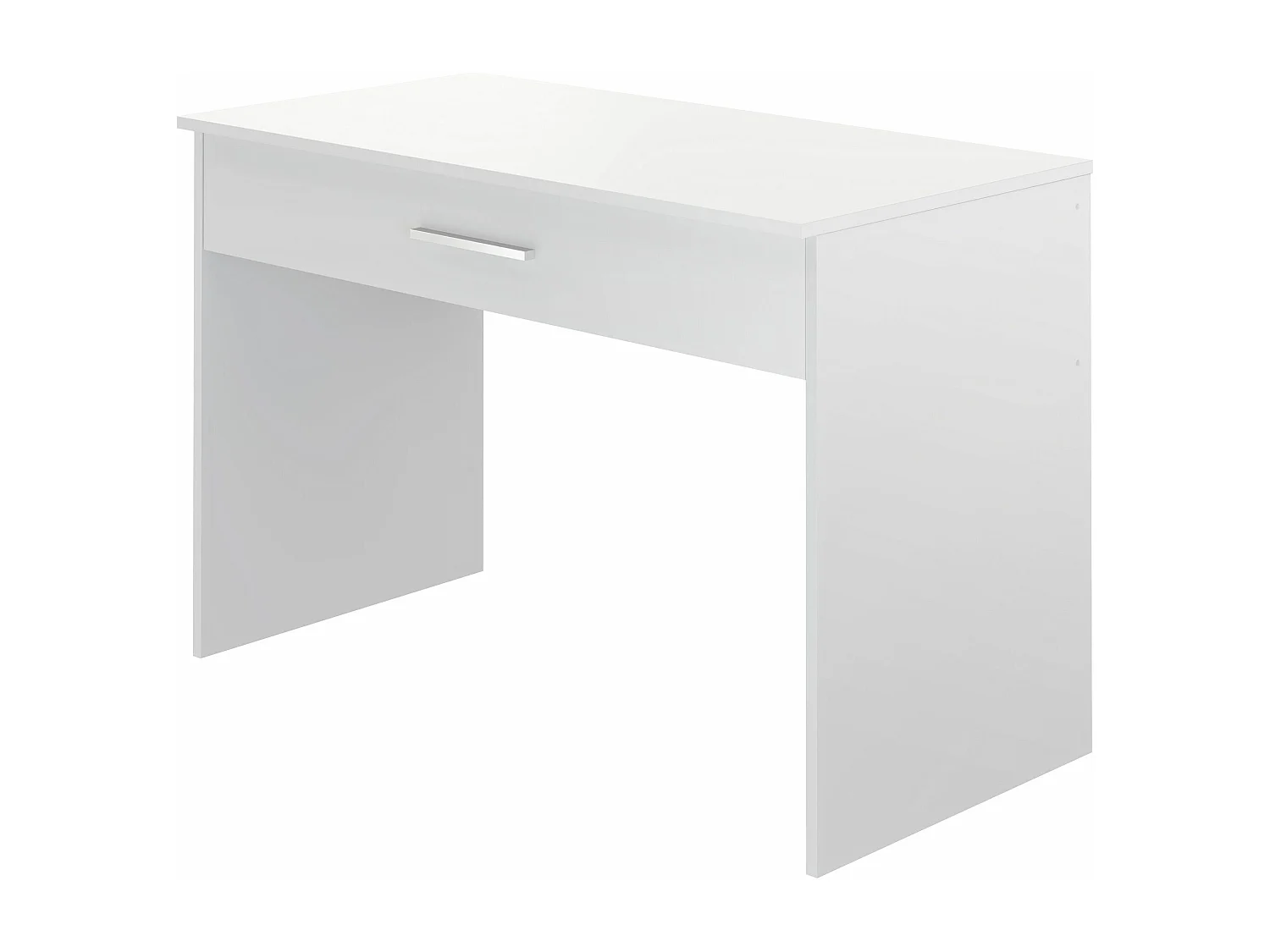 Bureau SAME 1 grand tiroir 110x56x81 cm blanc TALESA