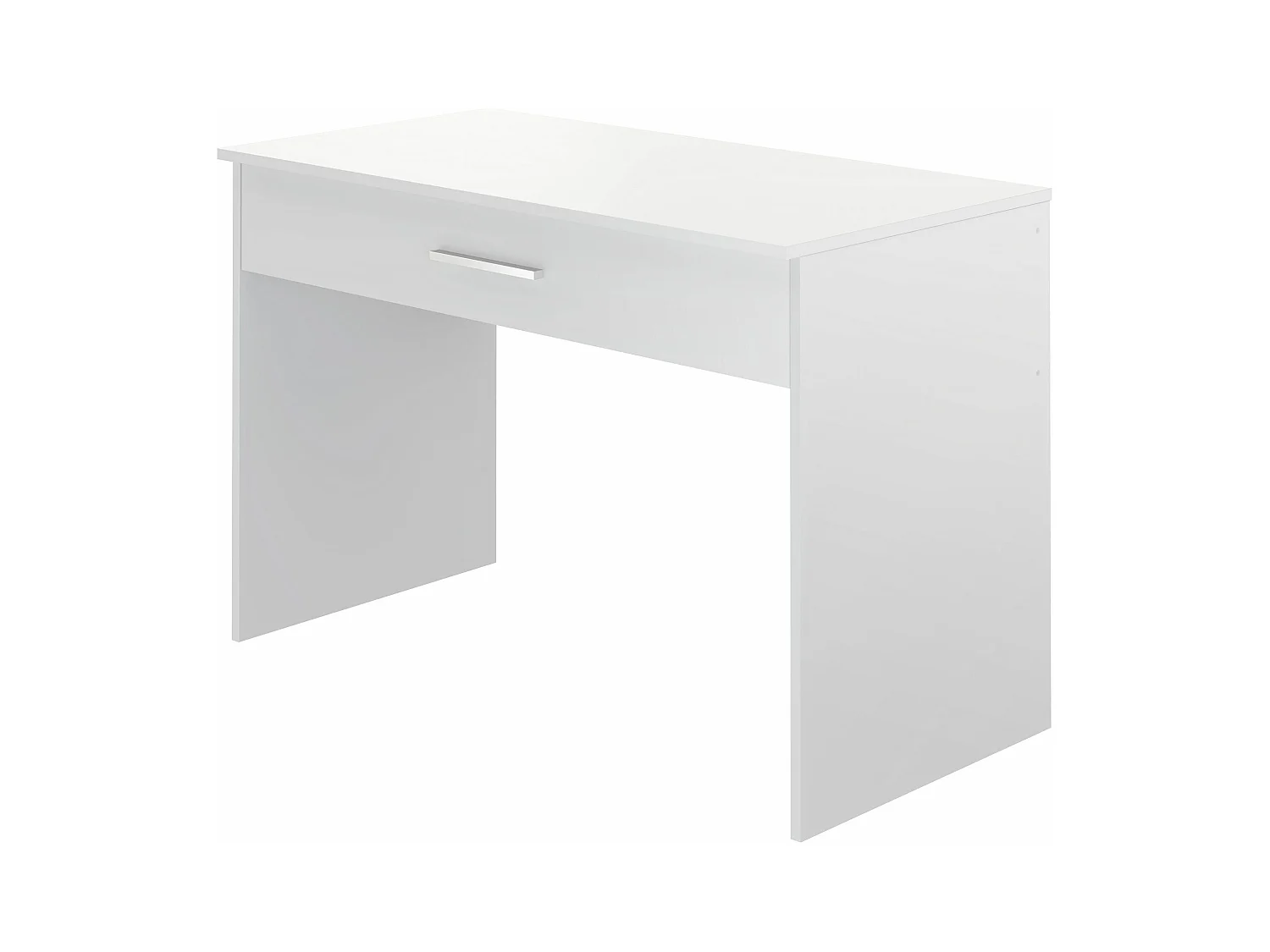 Bureau SAME 1 grand tiroir 110x56x81 cm blanc TALESA