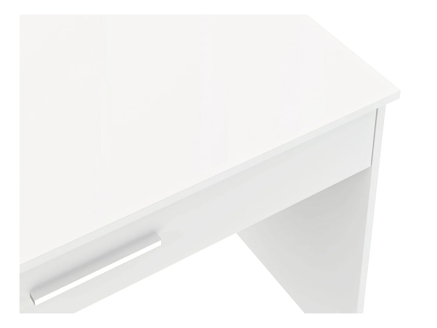 Bureau SAME 1 grand tiroir 110x56x81 cm blanc TALESA
