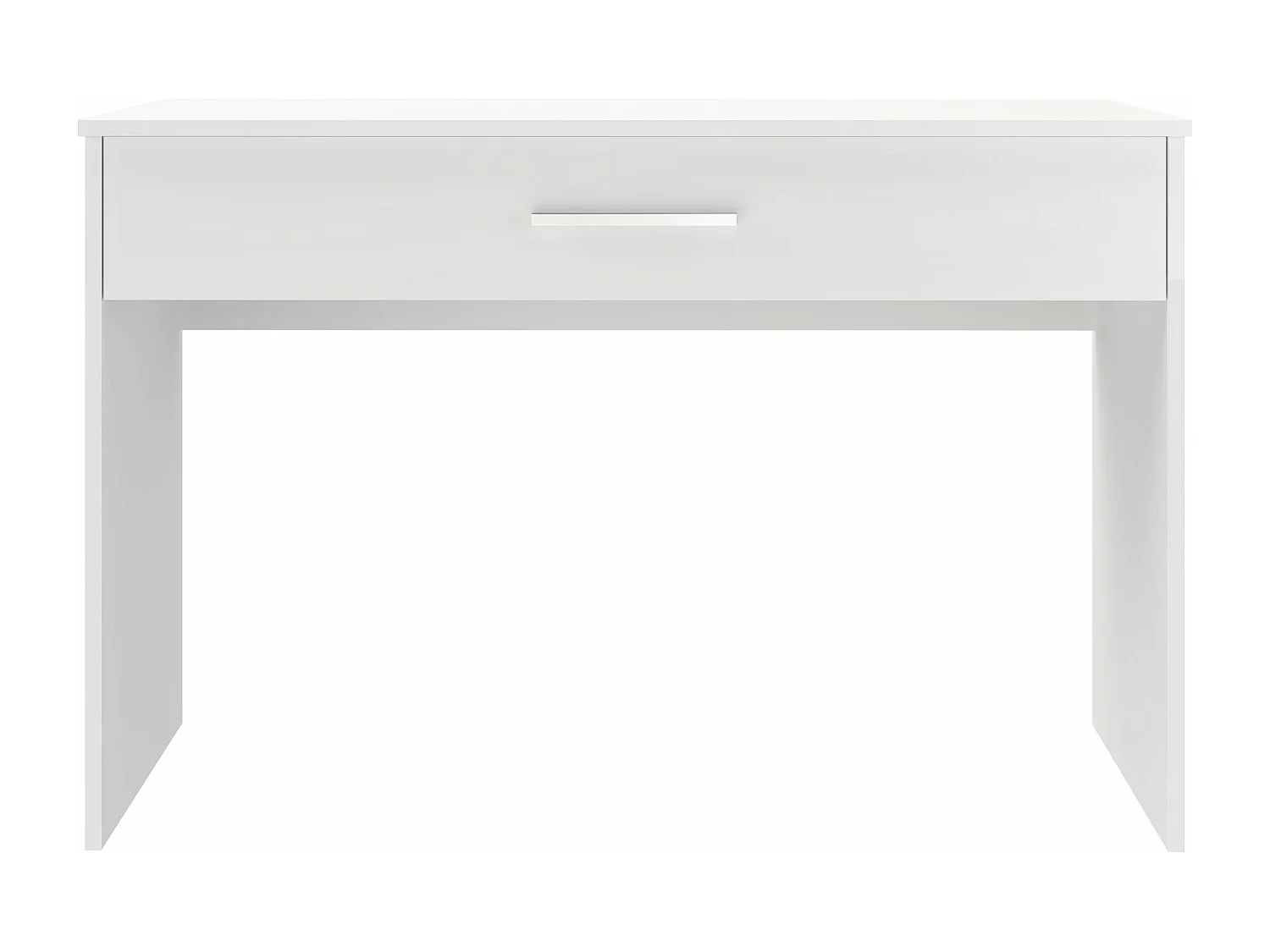 Bureau SAME 1 grand tiroir 110x56x81 cm blanc TALESA