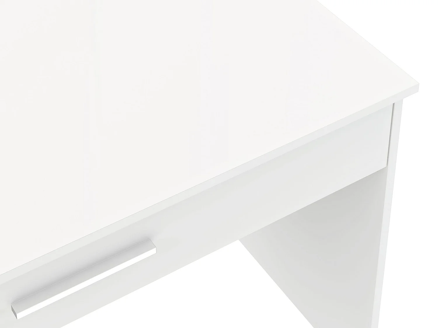 Bureau SAME 1 grand tiroir 110x56x81 cm blanc TALESA